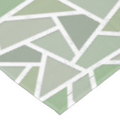 Nappe Motif de mosaïque vert olive (Angle)