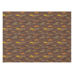 Nappe Motif de moustache, rétro style 5