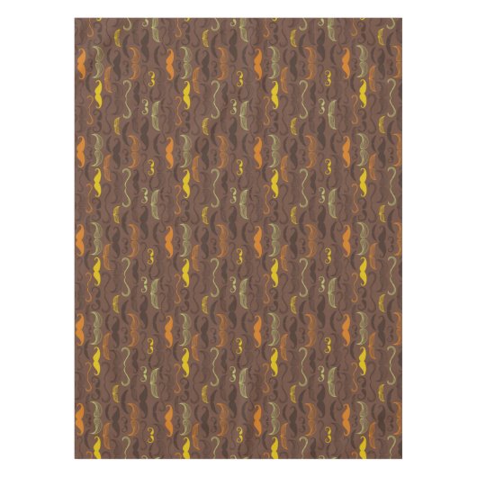 Nappe Motif de moustache, rétro style 5 (Devant)