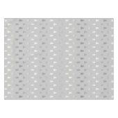 Nappe motif de Noël argenté moderne et élégant (Devant (Horizontal))