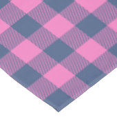 Nappe Motif de Noël Buffalo Rose Bleu (Angle)