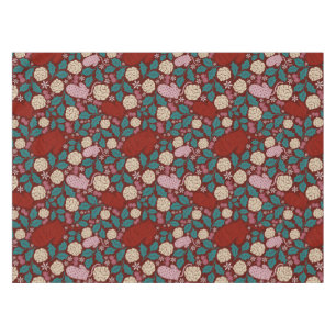 Nappe Motif de Noël Cosy Red Vintage