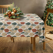 Nappe Motif de Noël Earth Tones #5 ID1009