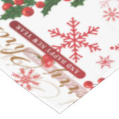 Nappe Motif de Noël élégant et simple (Angle)