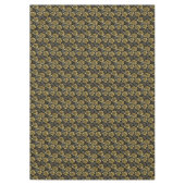 Nappe Motif de Noël en or noir #29 ID1009 (Devant)