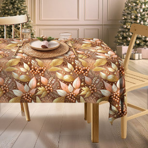 Nappe Motif de Noël en or rose #8 ID1009