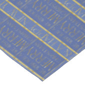Nappe Motif de Noël Gold bleu#35b ID1009 (Angle)