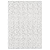 Nappe Motif de Noël gris sur gris argent clair (Devant)