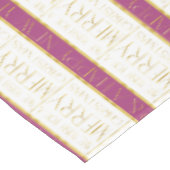 Nappe Motif de Noël Magenta Gold#35 ID1009 (Angle)