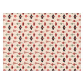 Nappe Motif de Noël Moderne du Milieu du Siècle  (Devant (Horizontal))