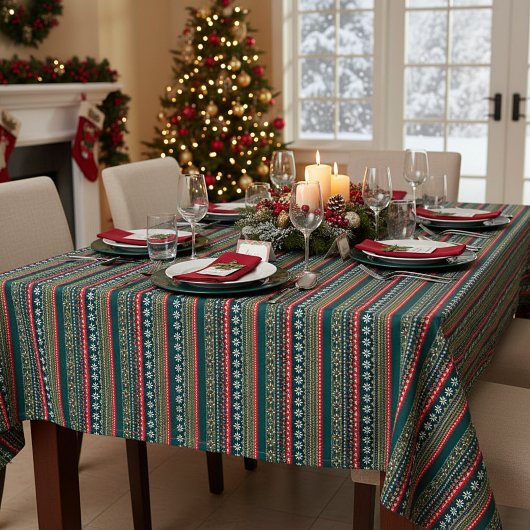 Nappe motif de Noël nordique