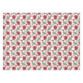Nappe Motif de Noël Poinsettia (Devant (Horizontal))