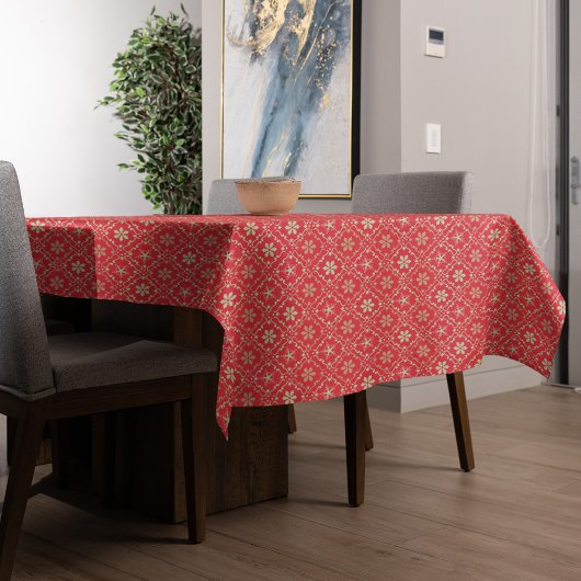 Nappe Motif de Noël Red Green Winter