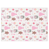 Nappe Motif de Noël rose (Devant (Horizontal))