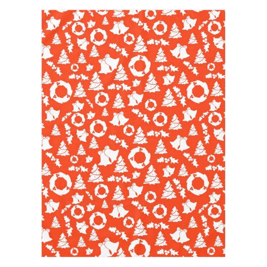 Nappe Motif de Noël rouge (Devant)