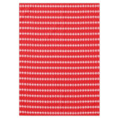 Nappe Motif de Noël rouge et blanc (Devant)