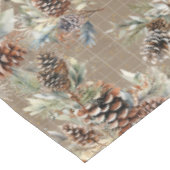 Nappe Motif de Noël rustique boho (Angle)