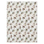 Nappe Motif de Noël rustique boho pinède maison de ferme (Devant)