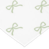 Nappe Motif de nœud vert girly preppy Printemps & Été  (Angle)