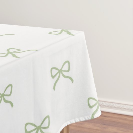 Nappe Motif de nœud vert girly preppy Printemps & Été  (In Situ)