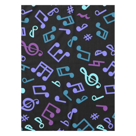 Nappe Motif de notes de musique (Devant)