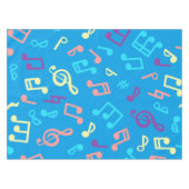 Nappe Motif de notes musicales (Devant (Horizontal))