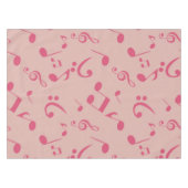 Nappe Motif de notes musicales (Devant (Horizontal))