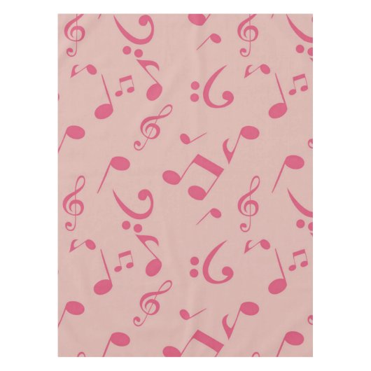 Nappe Motif de notes musicales (Devant)