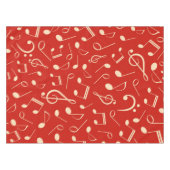 Nappe Motif de notes musicales (Devant (Horizontal))