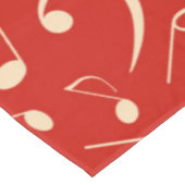 Nappe Motif de notes musicales (Angle)