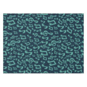 Nappe Motif de notes musicales (Devant (Horizontal))
