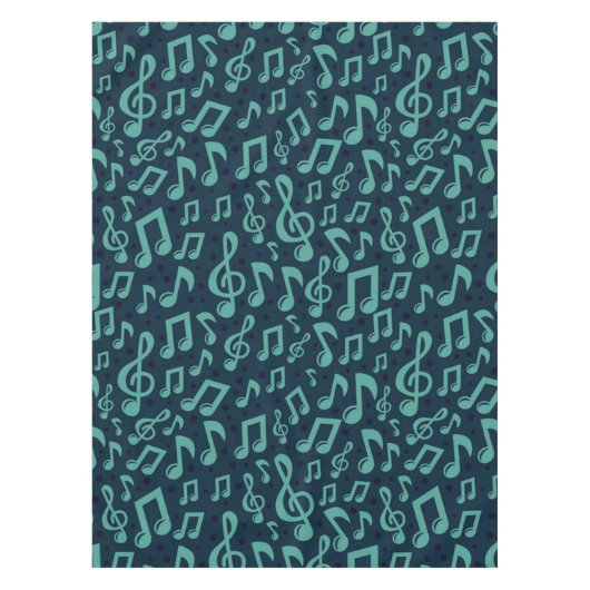 Nappe Motif de notes musicales (Devant)