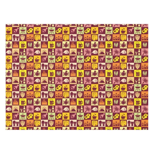 Nappe Motif de nourriture (Devant (Horizontal))