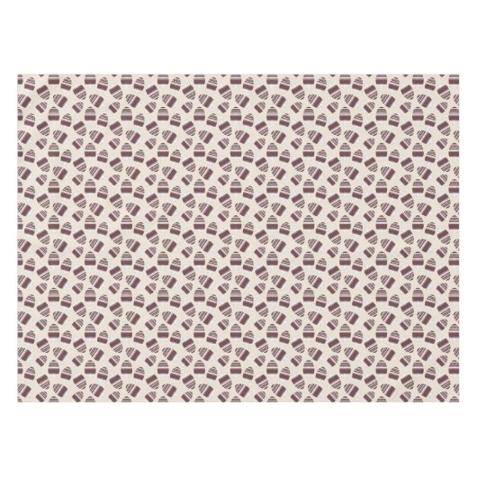Nappe Motif de œuf de Pâques en chocolat (Devant (Horizontal))