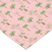 Nappe Motif de palmiers de Noël tropicaux (Angle)