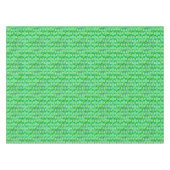 Nappe Motif de papier peint Art déco, vert jade (Devant (Horizontal))