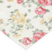 Nappe Motif de papier peint d'élégance des roses roses (Angle)