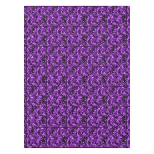 Nappe Motif de Pâques gothique violet (Devant)