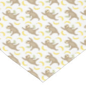 Nappe Motif de paresses et de bananes (Angle)