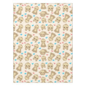 Nappe Motif De Parfums, Mignons Parfums, Coeurs (Devant)