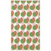 Nappe Motif de pastèque moderne rayures roses (Devant)