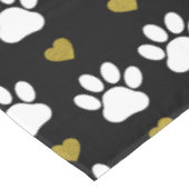 Nappe Motif De Pâtes, Pâtes De Chien, Pâtes Blanches, Co (Angle)