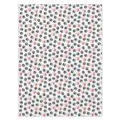 Nappe Motif De Pâtes, Pâtes Noires, Pâtes Rouges, Coeurs (Devant)