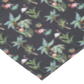 Nappe Motif de paume d'aquarelle (Angle)