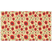 Nappe Motif de pavots rouges (Devant (Horizontal))