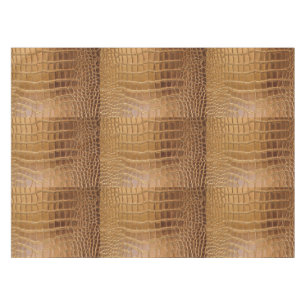 Nappe Motif de peau d'animal de cuir de crocodile de