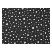 Nappe Motif de perle sur fond noir (Devant (Horizontal))