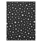 Nappe Motif de perle sur fond noir (Devant)
