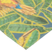 Nappe Motif de perroquet Feuille vert tropical (Angle)