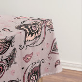Nappe Motif de plume de paon (In Situ)